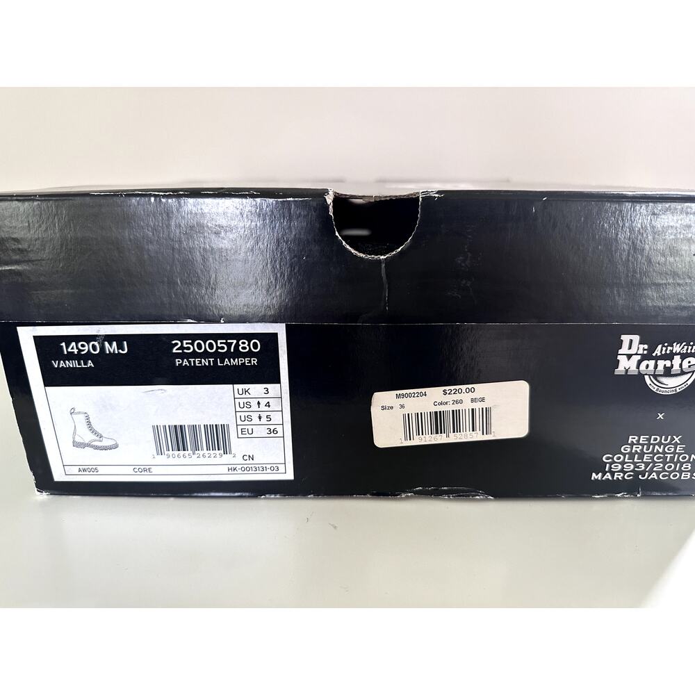 Dr Martens x Marc Jacobs AirWair Boots Limited Edition Grunge Collection Size 5 - Picture 6 of 7